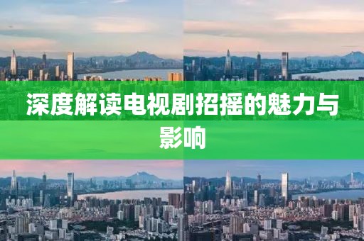 深度解读电视剧招摇的魅力与影响