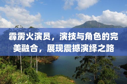 霹雳火演员，演技与角色的完美融合，展现震撼演绎之路