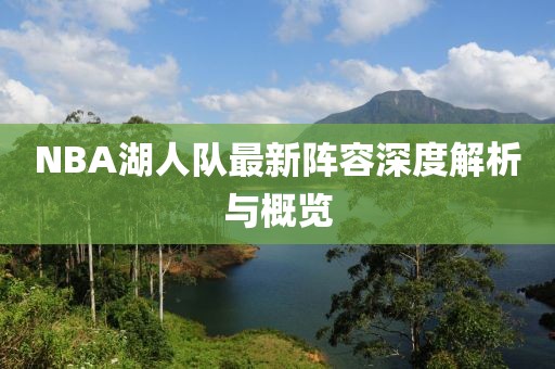 NBA湖人队最新阵容深度解析与概览