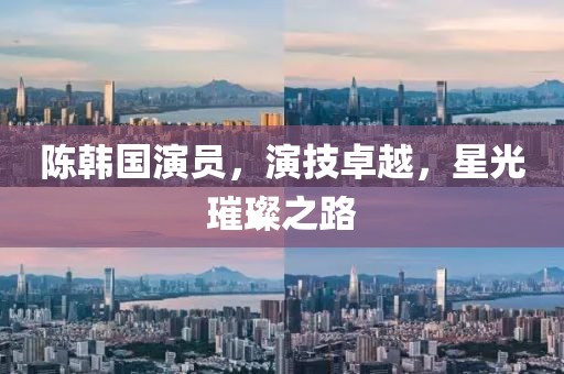陈韩国演员，演技卓越，星光璀璨之路
