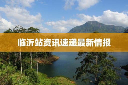 临沂站资讯速递最新情报