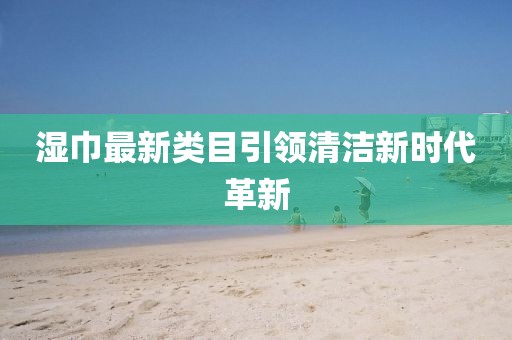 湿巾最新类目引领清洁新时代革新