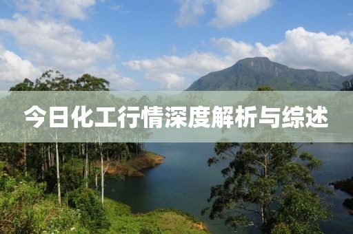 今日化工行情深度解析与综述