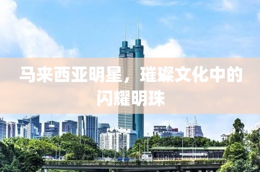 马来西亚明星，璀璨文化中的闪耀明珠