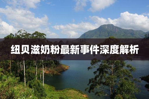 纽贝滋奶粉最新事件深度解析