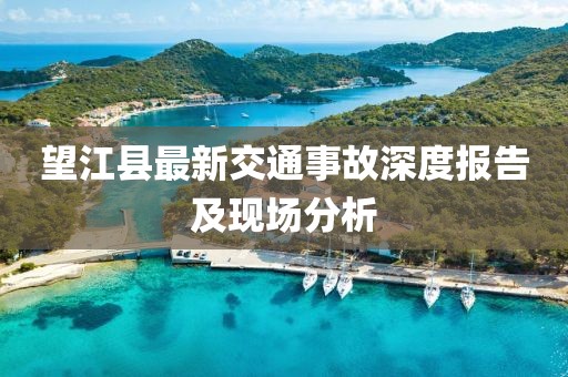 望江县最新交通事故深度报告及现场分析
