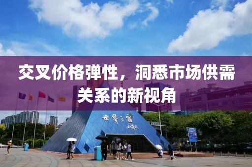 交叉价格弹性，洞悉市场供需关系的新视角