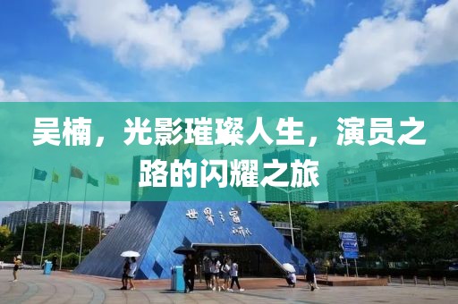 吴楠，光影璀璨人生，演员之路的闪耀之旅