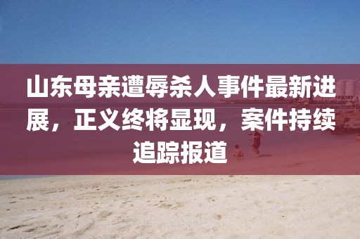 山东母亲遭辱杀人事件最新进展，正义终将显现，案件持续追踪报道