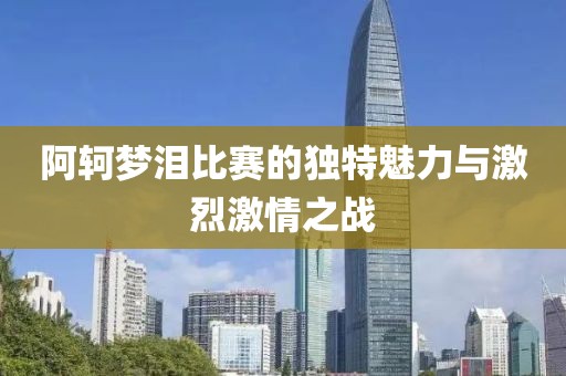 阿轲梦泪比赛的独特魅力与激烈激情之战