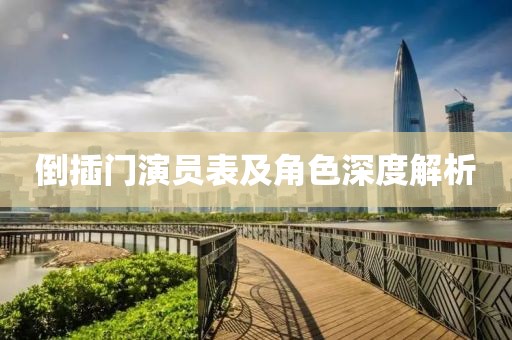 倒插门演员表及角色深度解析