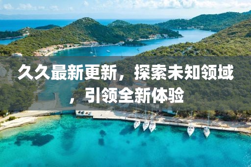 久久最新更新，探索未知领域，引领全新体验