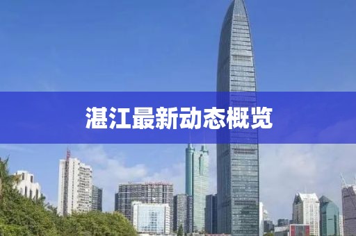 湛江最新动态概览