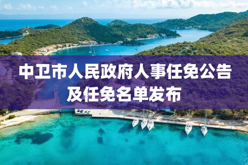 中卫市人民政府人事任免公告及任免名单发布