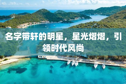 名字带轩的明星，星光熠熠，引领时代风尚