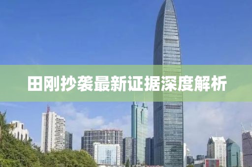 田刚抄袭最新证据深度解析