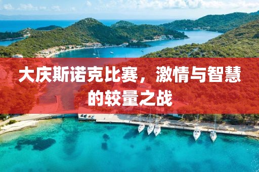 大庆斯诺克比赛，激情与智慧的较量之战