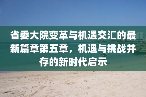 省委大院变革与机遇交汇的最新篇章第五章，机遇与挑战并存的新时代启示