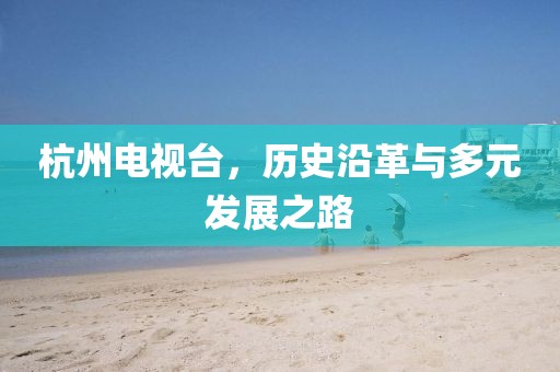 杭州电视台，历史沿革与多元发展之路