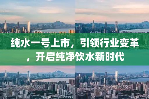 纯水一号上市，引领行业变革，开启纯净饮水新时代