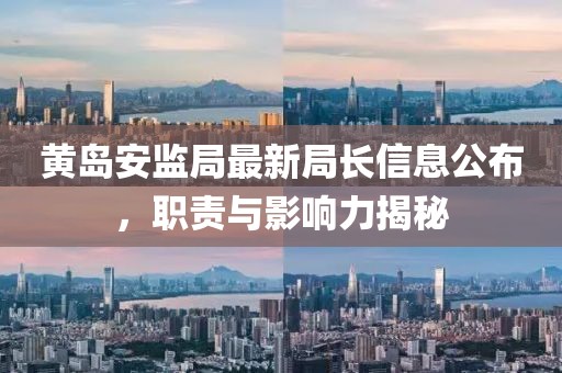 黄岛安监局最新局长信息公布，职责与影响力揭秘