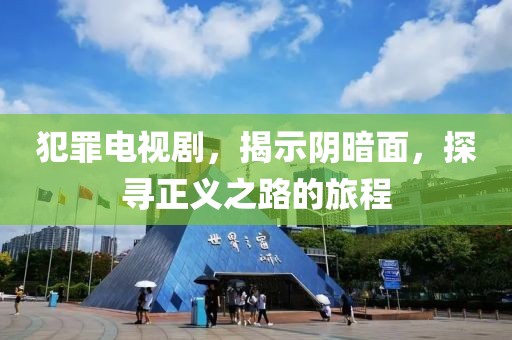 犯罪电视剧，揭示阴暗面，探寻正义之路的旅程