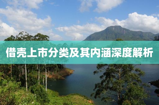 借壳上市分类及其内涵深度解析