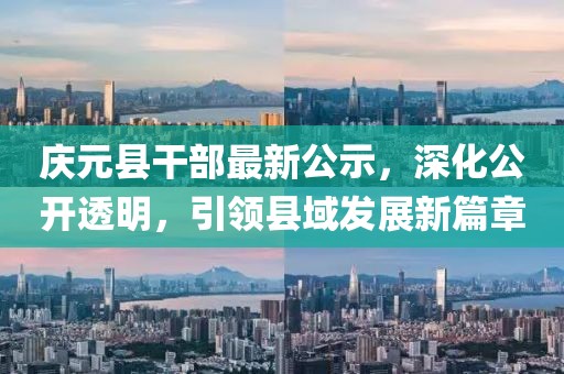 庆元县干部最新公示，深化公开透明，引领县域发展新篇章