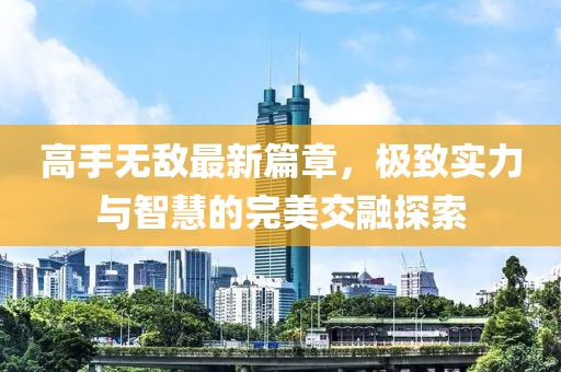 高手无敌最新篇章，极致实力与智慧的完美交融探索