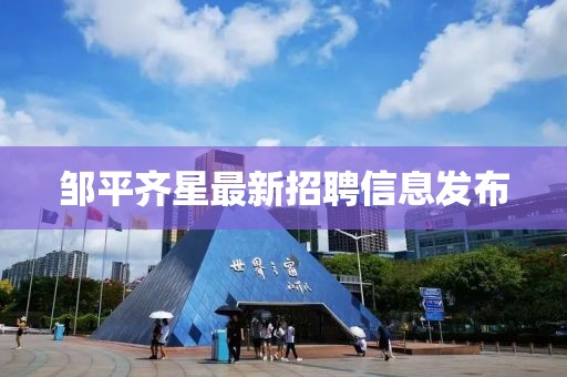 邹平齐星最新招聘信息发布