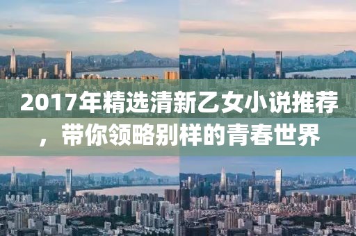 2017年精选清新乙女小说推荐，带你领略别样的青春世界