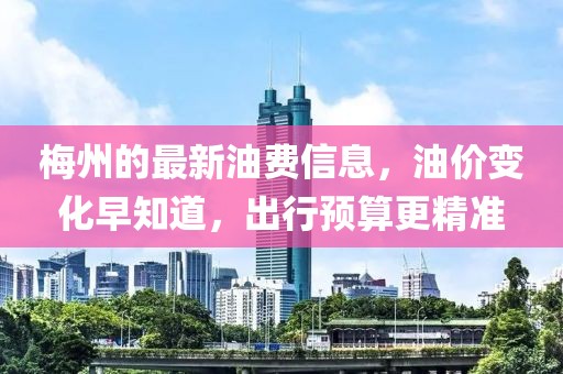 梅州的最新油费信息，油价变化早知道，出行预算更精准