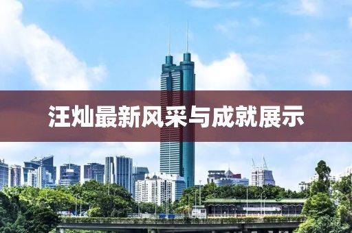 汪灿最新风采与成就展示