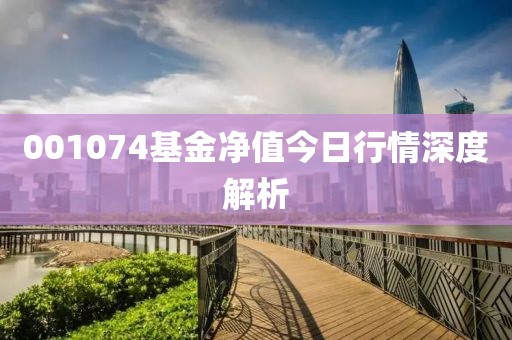001074基金净值今日行情深度解析