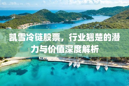 凯雪冷链股票，行业翘楚的潜力与价值深度解析