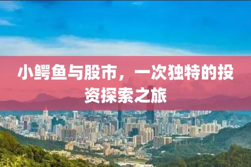 小鳄鱼与股市，一次独特的投资探索之旅