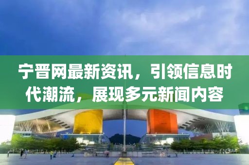 宁晋网最新资讯，引领信息时代潮流，展现多元新闻内容