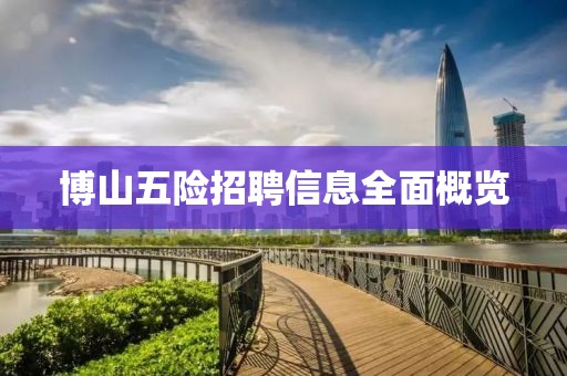 博山五险招聘信息全面概览
