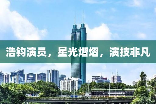 浩钧演员，星光熠熠，演技非凡