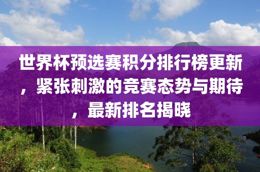 世界杯预选赛积分排行榜更新，紧张刺激的竞赛态势与期待，最新排名揭晓