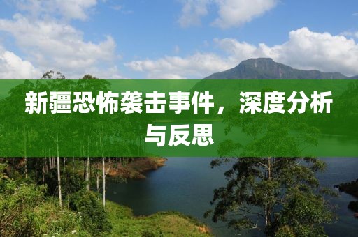 新疆恐怖袭击事件，深度分析与反思