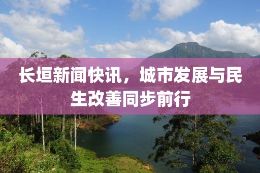 长垣新闻快讯，城市发展与民生改善同步前行