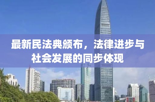 最新民法典颁布，法律进步与社会发展的同步体现
