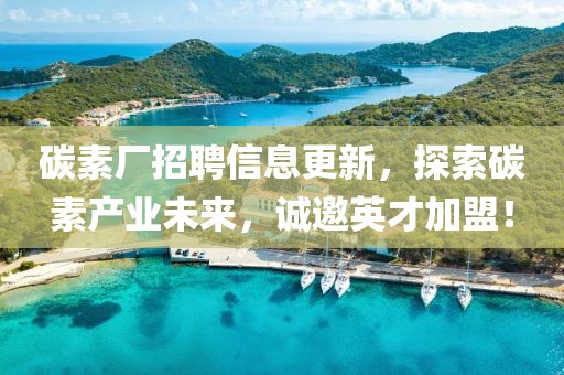 碳素厂招聘信息更新，探索碳素产业未来，诚邀英才加盟！