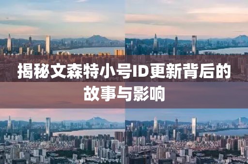 揭秘文森特小号ID更新背后的故事与影响