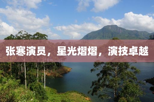 张寒演员，星光熠熠，演技卓越
