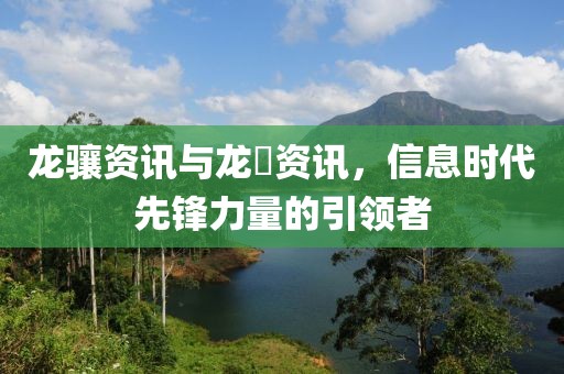 龙骧资讯与龙骦资讯，信息时代先锋力量的引领者