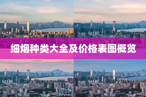 细烟种类大全及价格表图概览
