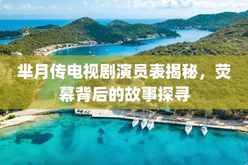 芈月传电视剧演员表揭秘，荧幕背后的故事探寻