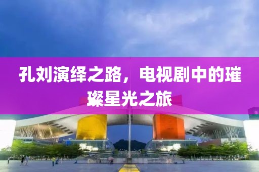 孔刘演绎之路，电视剧中的璀璨星光之旅